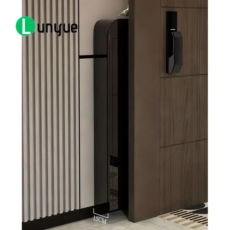 Intelligent Disinfection Shoe Cabinet Multi Layer Clamshell Wood Metal Modern Ultra Thin Deodorization Sterilization Home