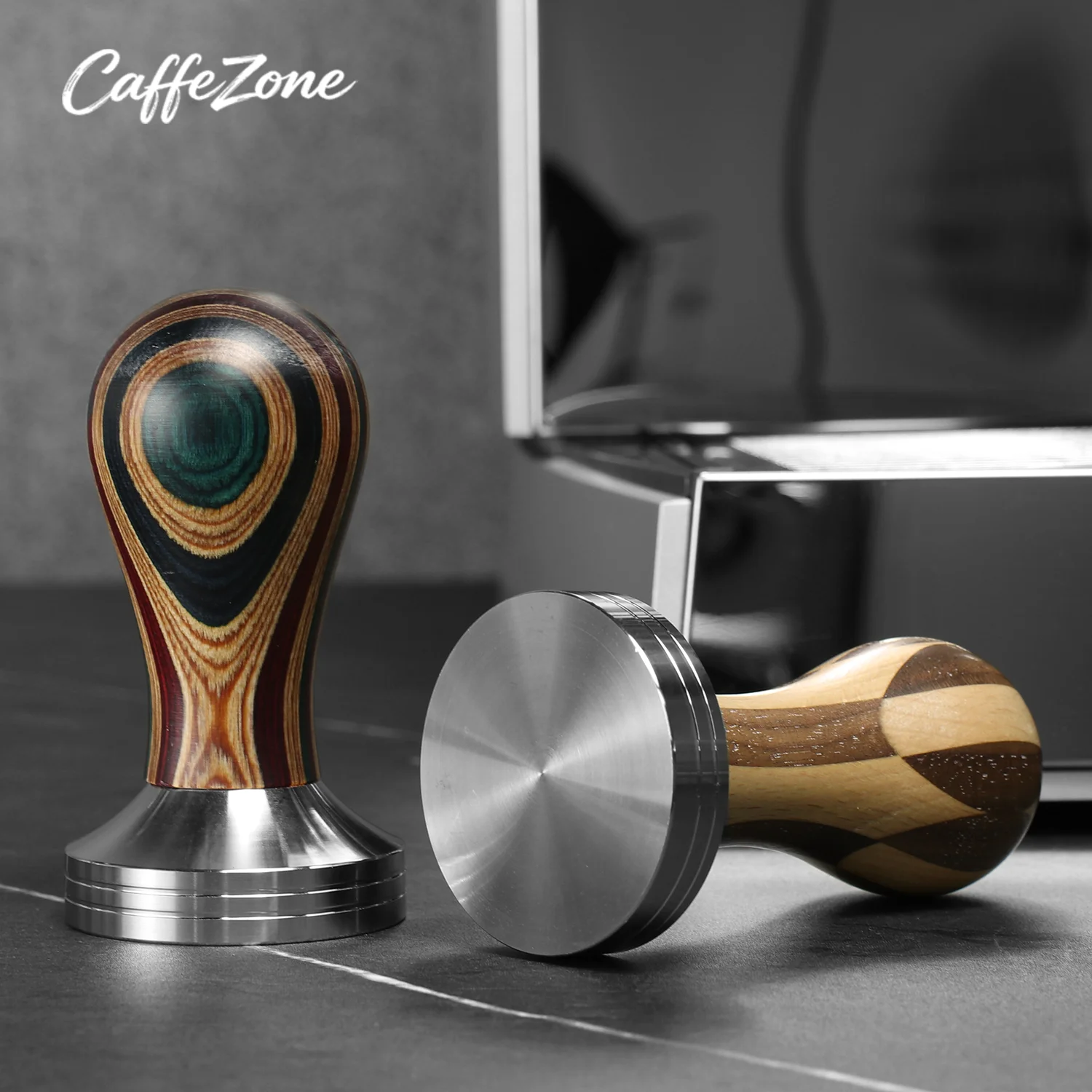 CAFFEPRO Coffee Tamper 51mm 53mm 57mm 58mm 41mm 49mm for Delonghi Breville Portafilter Espresso Accessories Barista Tools