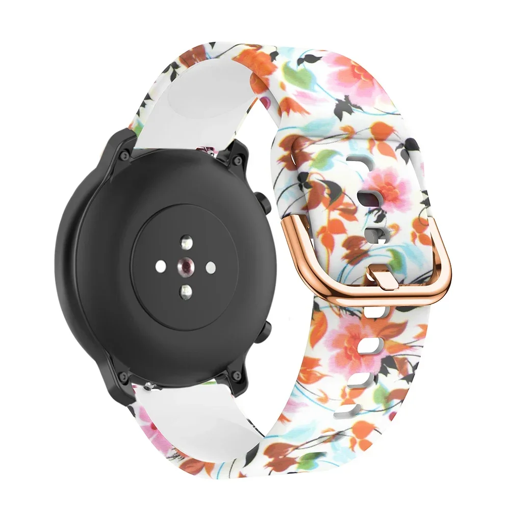 20mm Soft Silicone Watchbands for Samsung Galaxy Watch 4 40mm 44mm Strap Band for Galaxy Watch 4 Classic 42mm 46mm Straps Correa