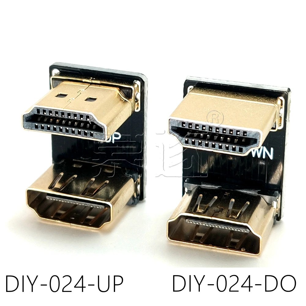 HD-Compatible Adapter 90 270 Degree Right Male To Female Converter Extender For PS4 HDTV Projetor Laptop Monitor