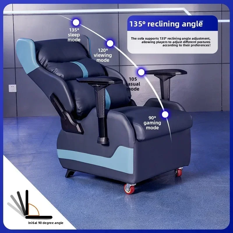 Home Home Office Bustling Comfort Extended Sitting Gaming Chair Ergonomic Gaming Chair Recliner Poetry Lounge Style for Esports - Aliexpress Deal