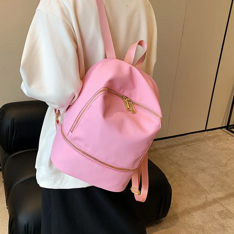 Mochila personalizada y minimalista, mochila Popular de nicho para mujer, nueva mochila de gran capacidad, mochila para estudiantes de secundaria