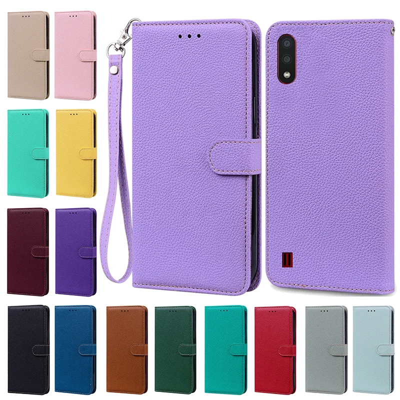 

For Samsung Galaxy A01 core Cases Wallet Leather Flip Case For Samsung A01 core SM-A013 a 01 m01 Core Protective Bags Fundas