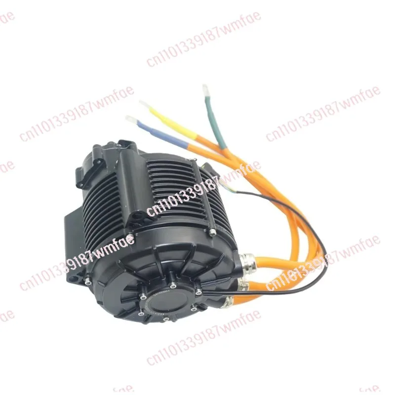 Motor QS165 60H 12000W PMSM Brushless Intermediate Drive Motor 1:2.37 Gearbox 14t Sprocket Encoder Hall Type 72V IP66 94%