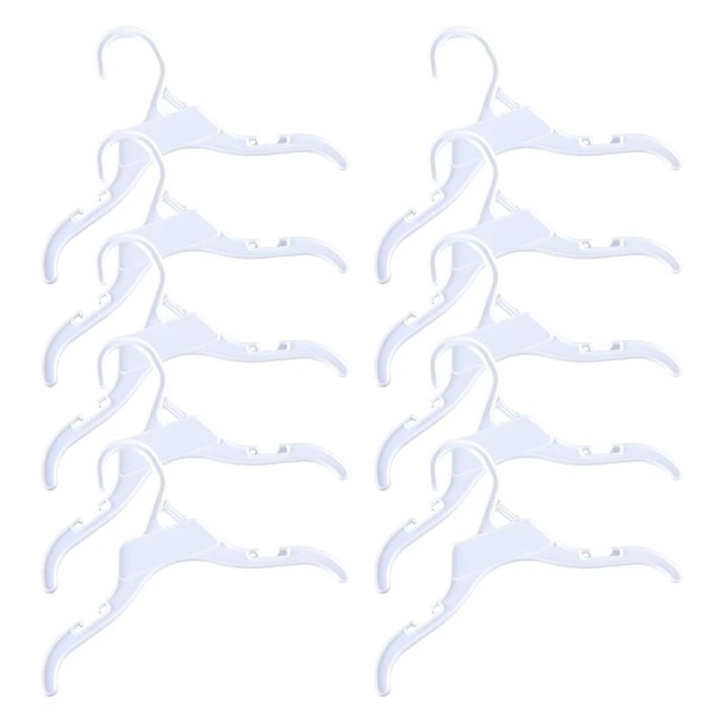 

10pcs/set Plastic Pet Clothes Hangers For Hanging Various Pet Outfits Dog and Cats Closets Outfit Displaying Hanging Rack