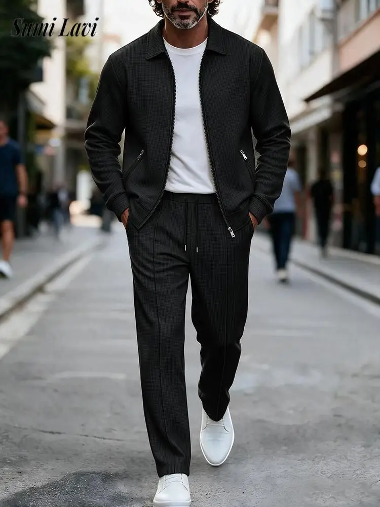 ensembles-de-veste-et-pantalon-zippes-en-tissu-gaufre-tendance-pour-hommes-costumes-unis-chauds-d'automne-2026-ensembles-deux-pieces-pour-le-quotidien-et-les-activites-de-plein-air