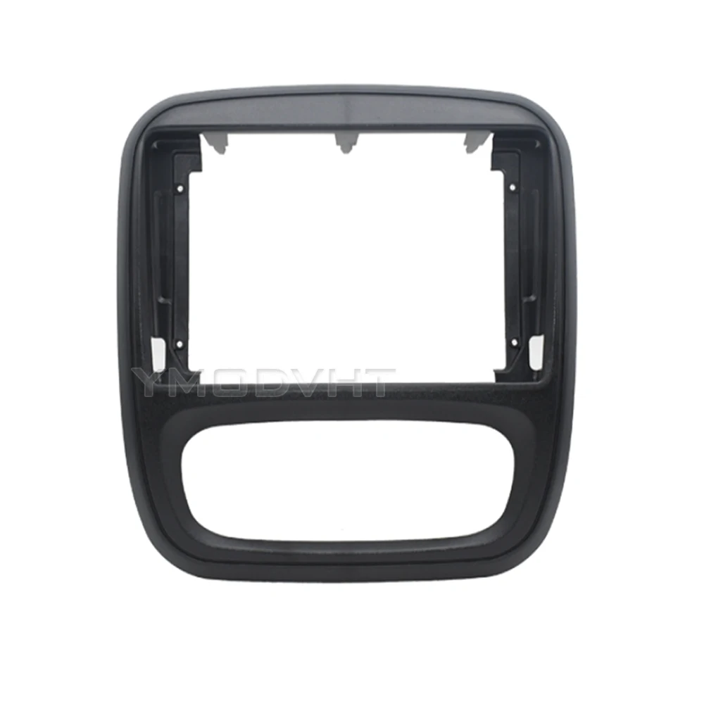 Radio Mobil 9 inci Fascia untuk Renault Trafic 3 Opel Vivaro 2014-2018 pelat bingkai DVD pemasangan pelat dasbor Kit Trim Bezel