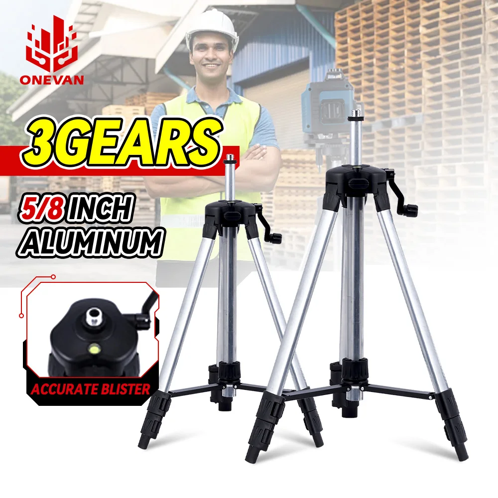 Altura Ajustável Alumínio Tripé Stand 1.2m 1.5m Laser Nível Tripé Stand Auto Nivelamento Ferramenta
