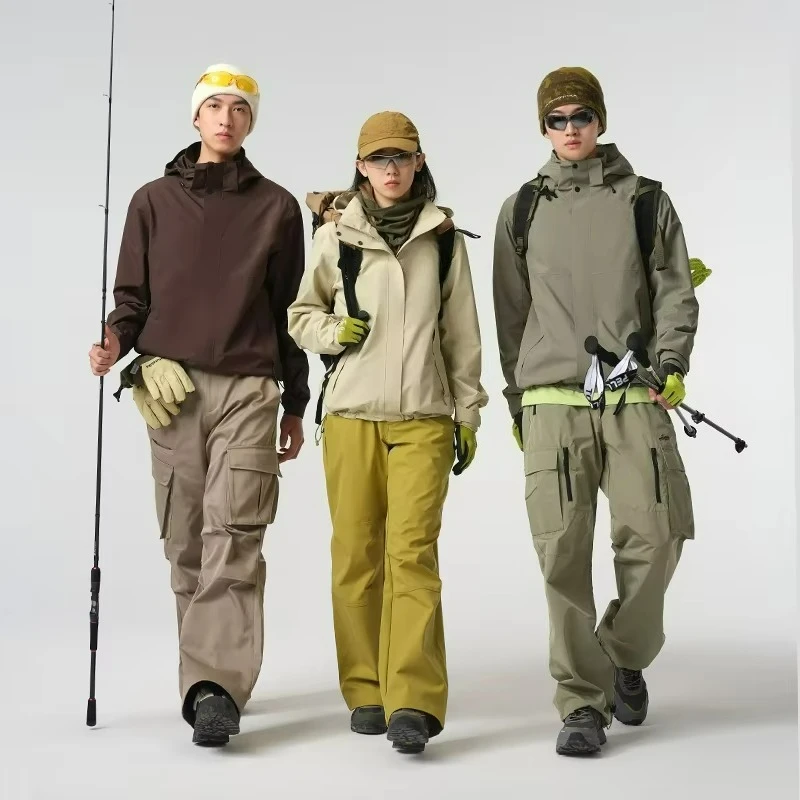 

OEM 3L Waterproof Jacket Single Layer Outdoor Windproof Breathable Mountain Hiking 10000mm Hardshell Jacket