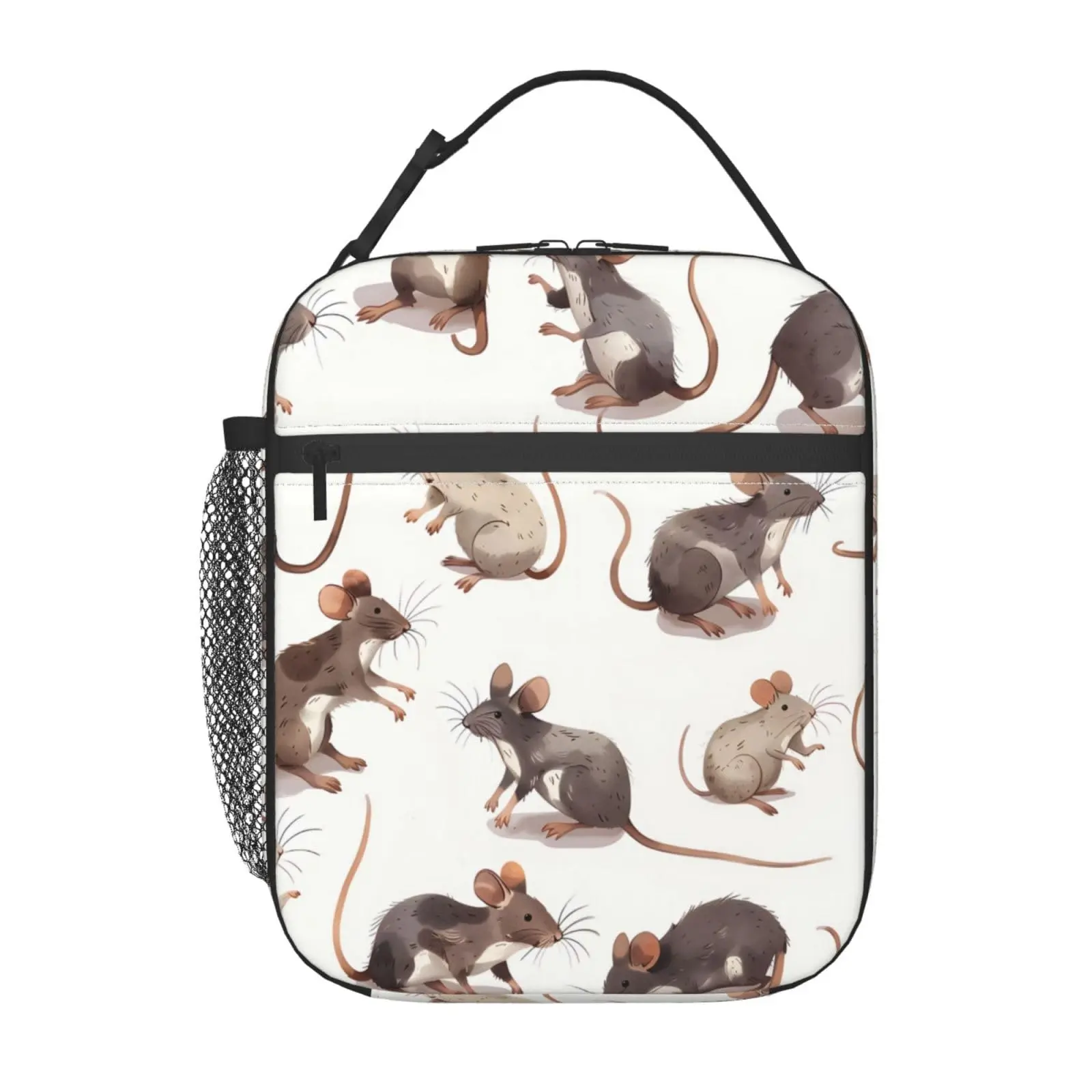 Reusable Potted Plant Lunch Box Insulated Botanical Succulent and Houseplant Lunch Bag,Polyester Cooler Handbags Case for School