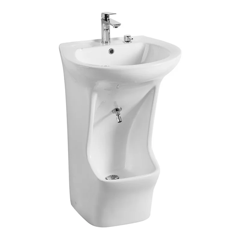 One-piece column basin integrated hand washing foot pool ceramic basin ceramic integrated type