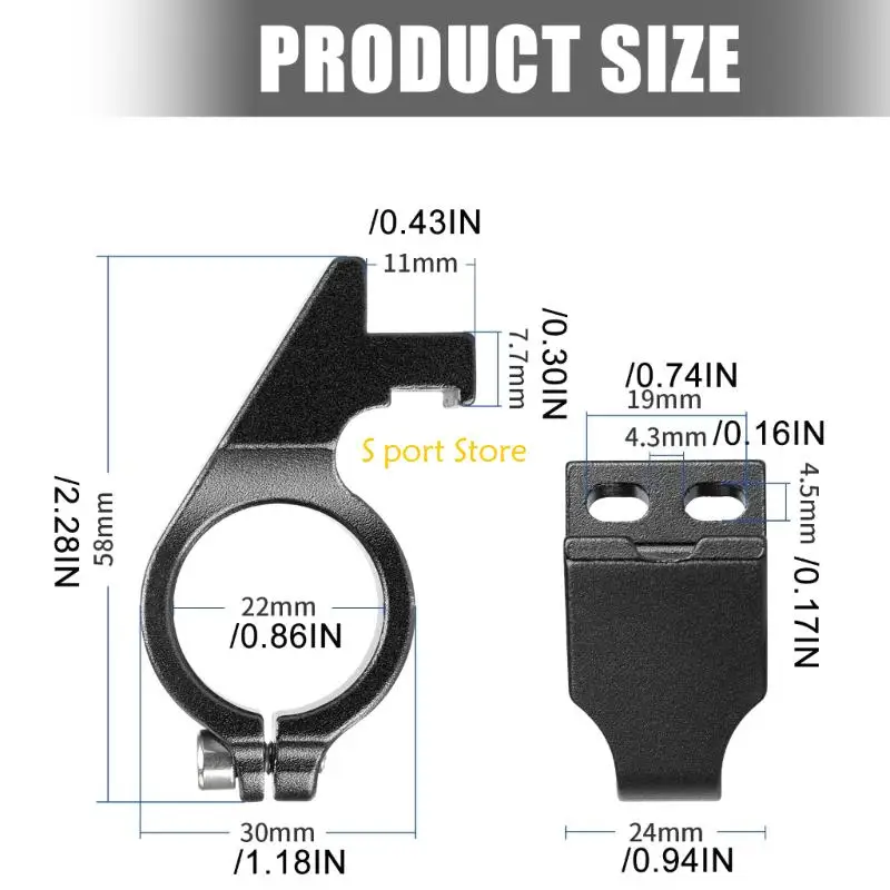 حامل أدوات سكوتر من الألومنيوم للطيران U2JB لتجربة ركوب الدراجات الآمنة #6