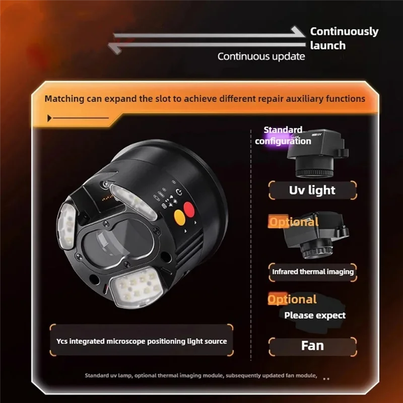 

B97A-Integrated Microscope Ultraviolet Curing Lamp Expandable Thermal Imaging+Fan Repair