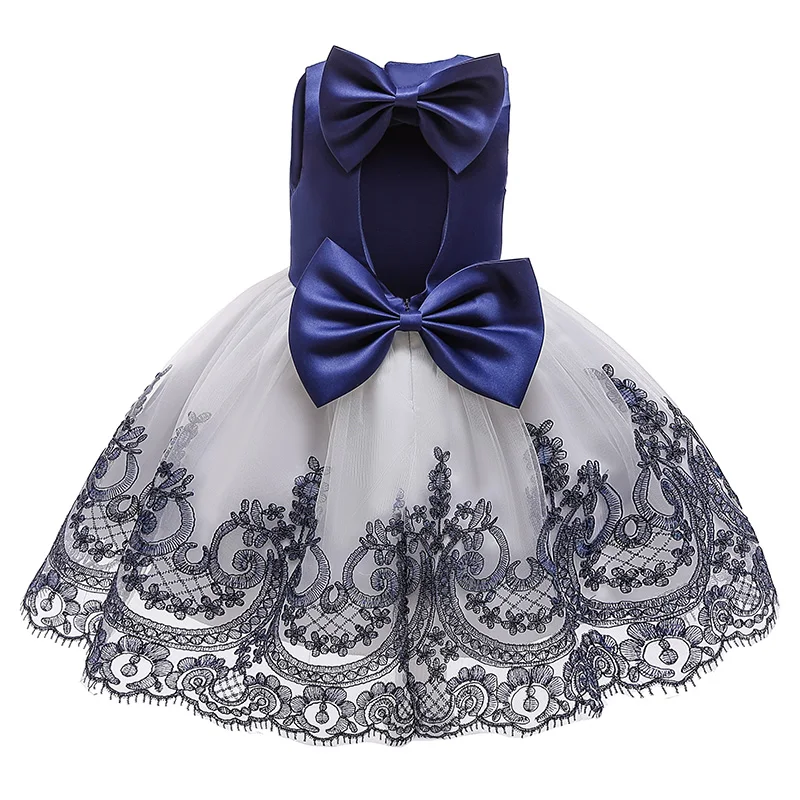 Baby Girl Dress Wedding Dress  Princess Dress Lace Skirt Bowknot Dresses Baby Girl Birthday Party Christening Princess Dresses