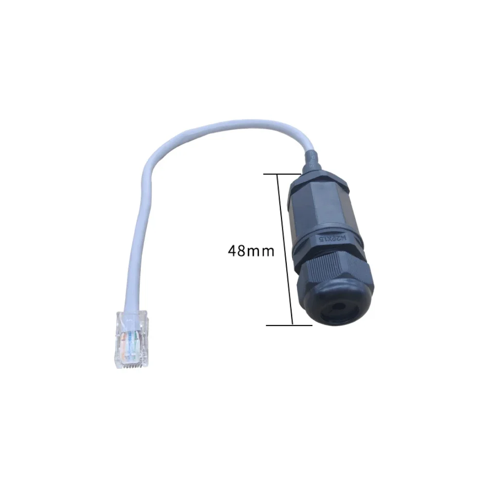 RJ45 Network Waterproof Connector Cable M20 Flame Retardant Plug LAN Panel Mount Wire Socket Connector