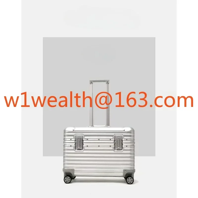 Travel Bags Business Carry On Aluminium Pilot Case Luggage Suitcases Trolley Pilot Case