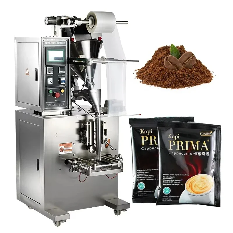 Multifunctional food bag packaging machine for candy filling and sealing