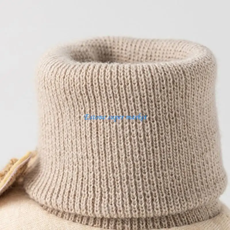 

090B 1 Pair Nonslip Baby Socks, Cotton Comfortable Floor Shoes for Autumn & Winter Toddler Learning to Walking Socks