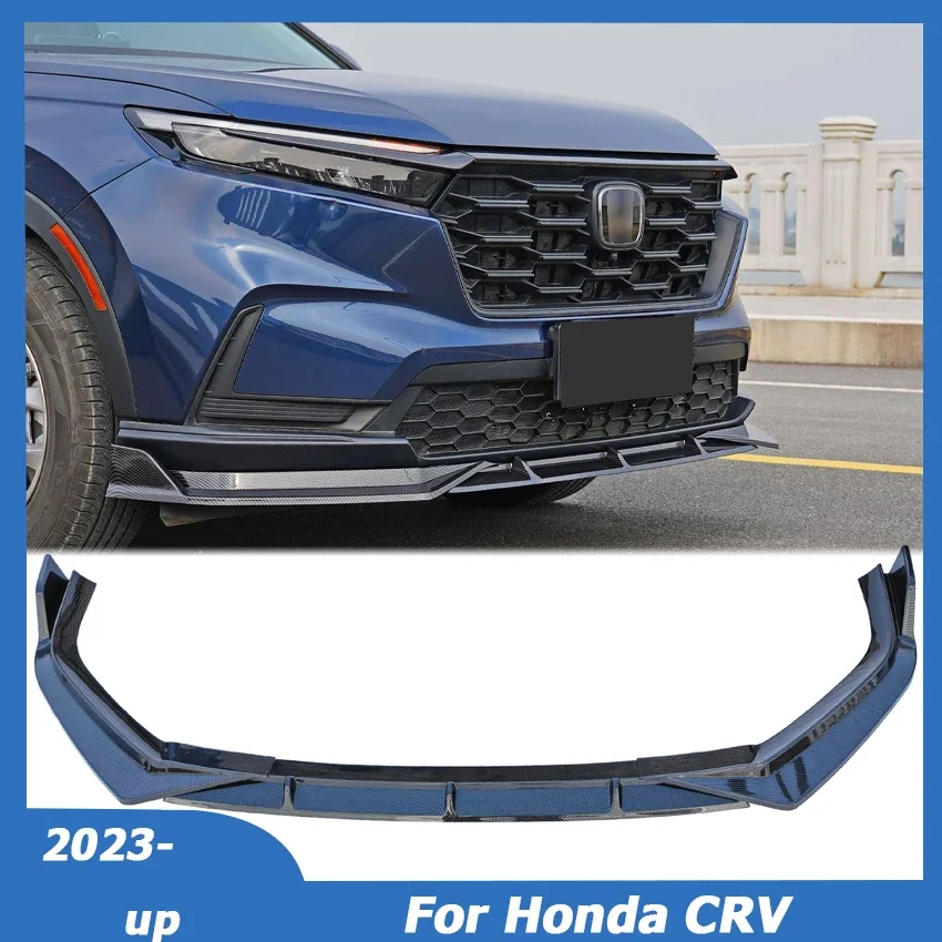 

For Honda CRV CR-V 2023+ Front Bumper Lip Spoiler Body Kit Splitter Diffuser Cover Trim Guards Protection Car Accessories