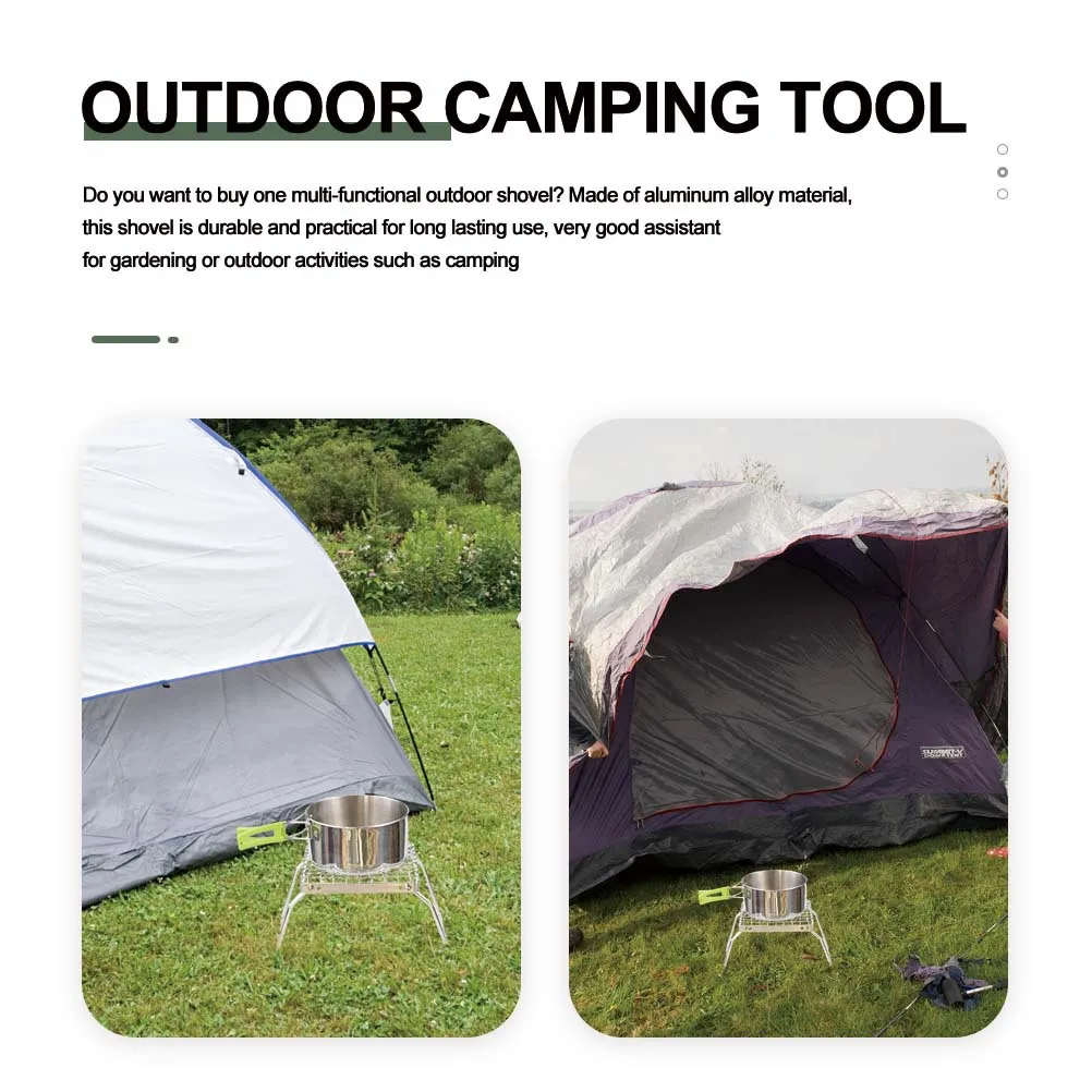 

1 set 1 Set Of Folding Camping Grill Stainless Steel Outdoor Bbq Rack For Picnics Beaches Parties Fishing Travel Campfire Garden