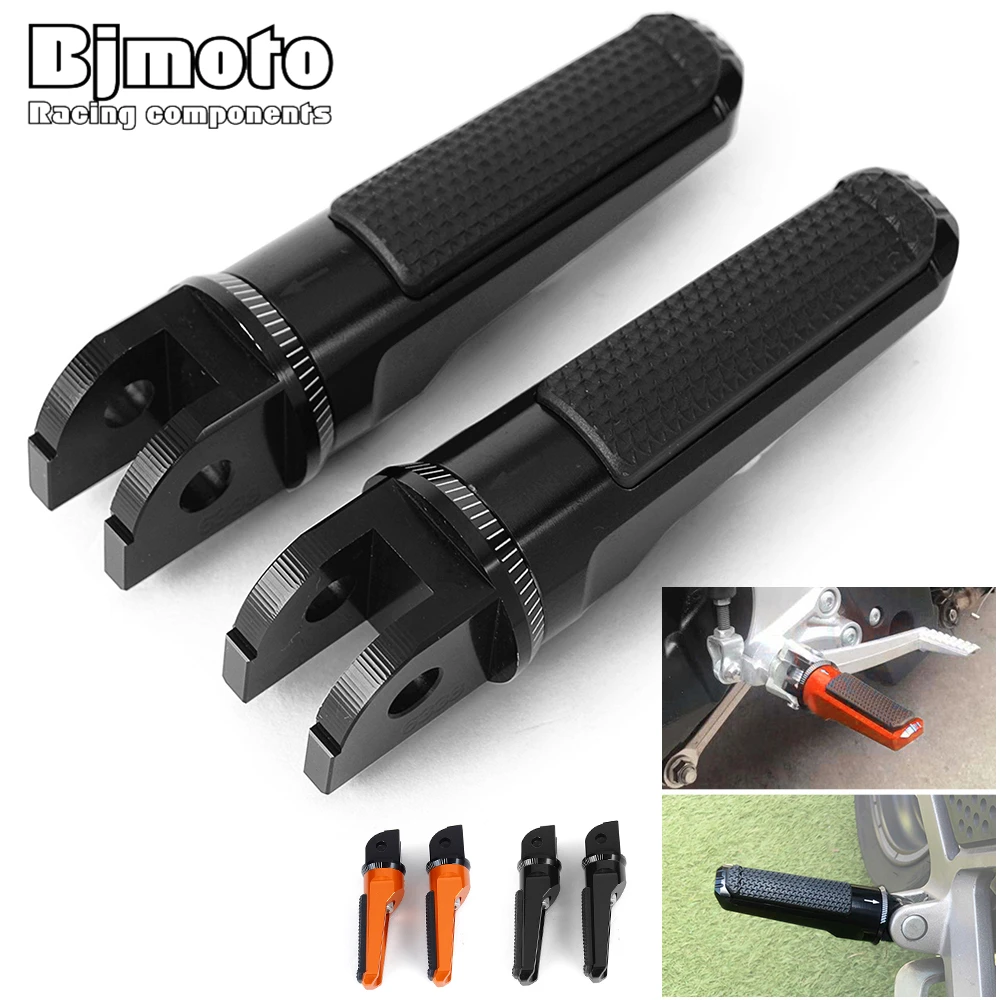 

For APRILIA SHIVER 750 900 Motorcycle Front Foot Pegs Rider Pedal For KTM 125 200 390 DUKE Duke125 Duke200 Duke390