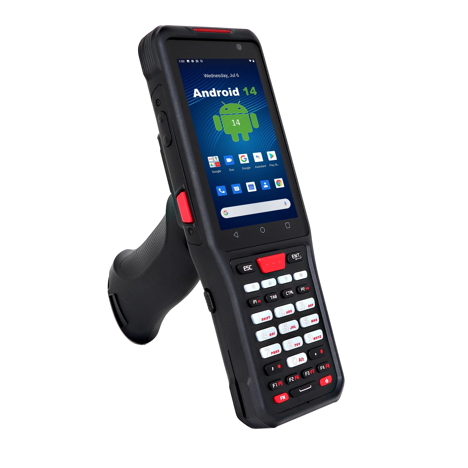 

2025 Android 14 Barcode Scanner Handheld Waterproof PDA with 2D scanner MTK MT6789 G99 CPU 9000mAh with Hot-Swap G