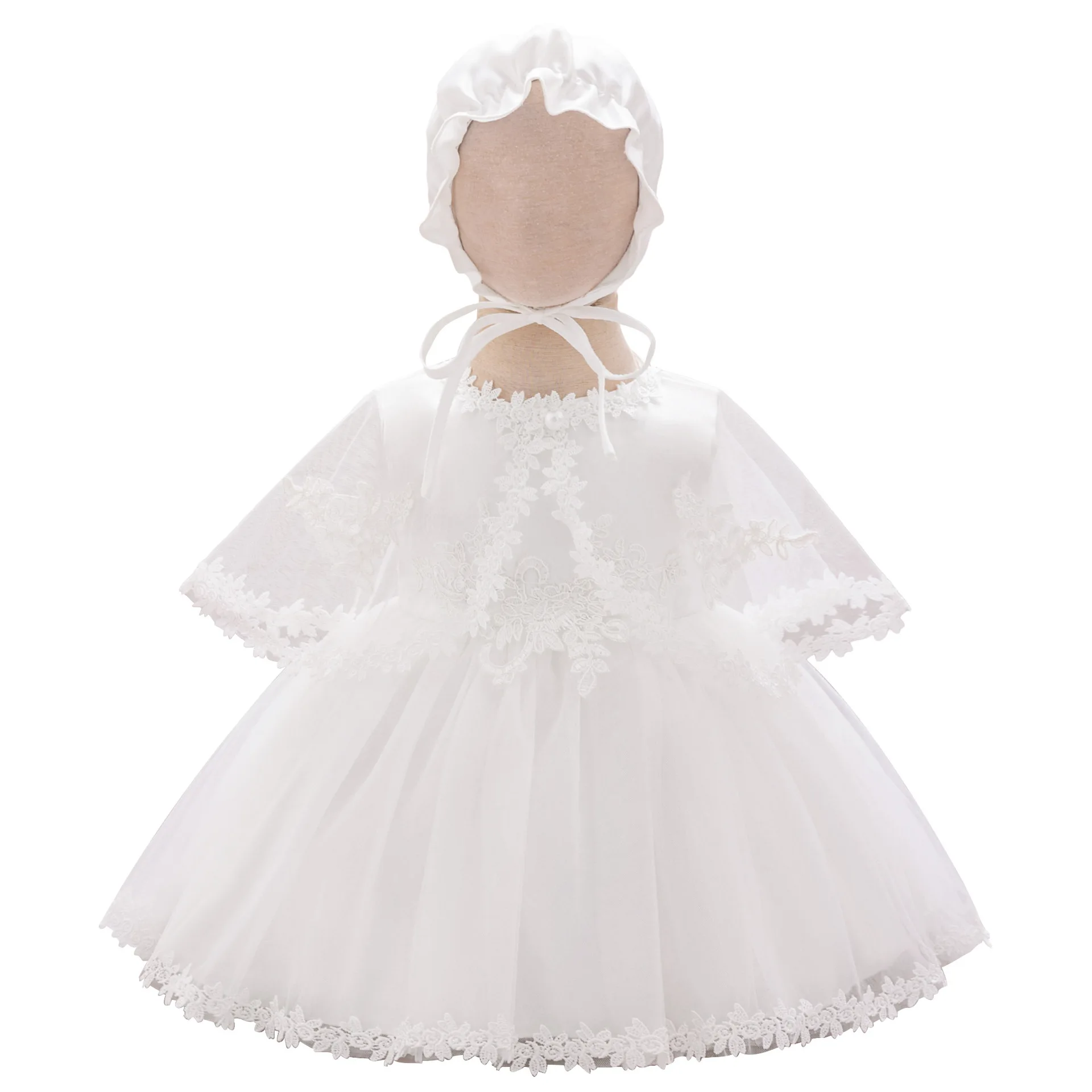 Christmas Gift Birthday Costume Baptism Tutu Dress Baby Girl Wedding Party Dresses Toddler Lace Fluffy Clothe Princess Gown