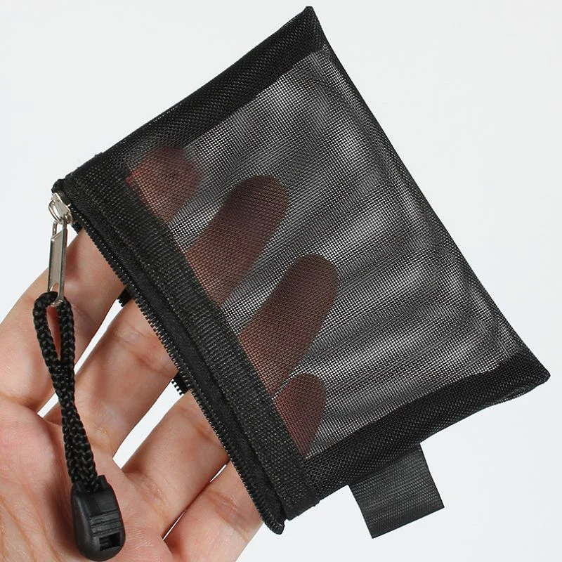 Girl Clear Coin Pouch Zipper Women Coin Card Holder Wallets Small Purses for Women Mesh Card Key Money Storage Zippper Bags