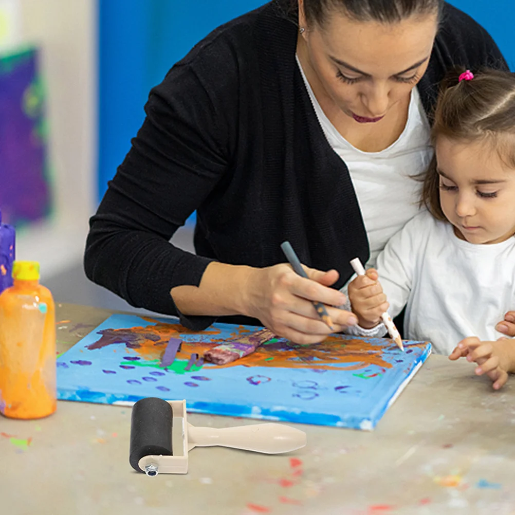 

8Pcs Small Craft Roller Kit Professional Drawing Made of High- Plastic for DIY Art Projects Portable