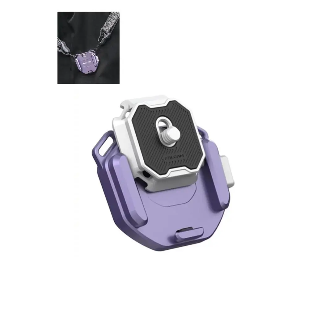 طقم حزام الكتف FALCAM F38 سريع الإصدار V2 أرجواني، مشبك كاميرا للالتقاط للكاميرا إلى حزام الكتف-FALCAM F38 3142 V2 P