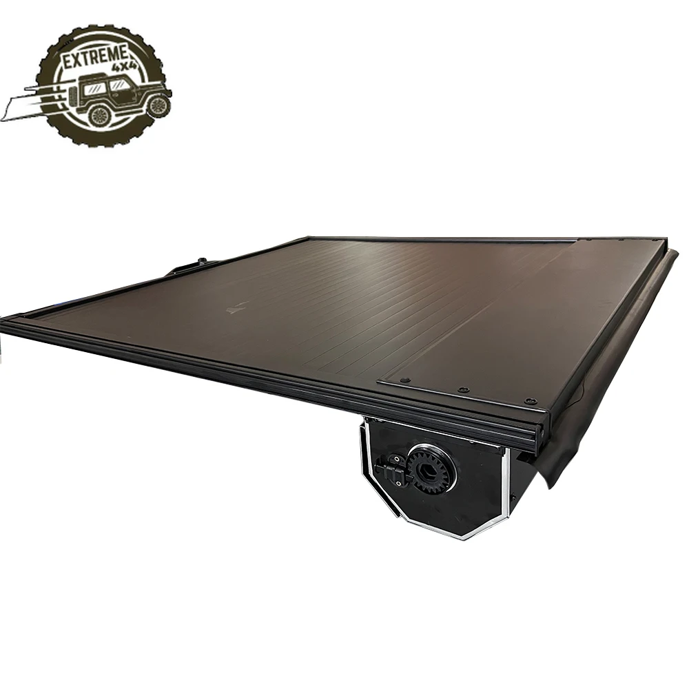 

Manual Roller Lid Retractable Tonneau Cover Aluminum Waterproof Pickup Trucks Bed Covers for 4x4 Offroad Toyota Nissan Ford