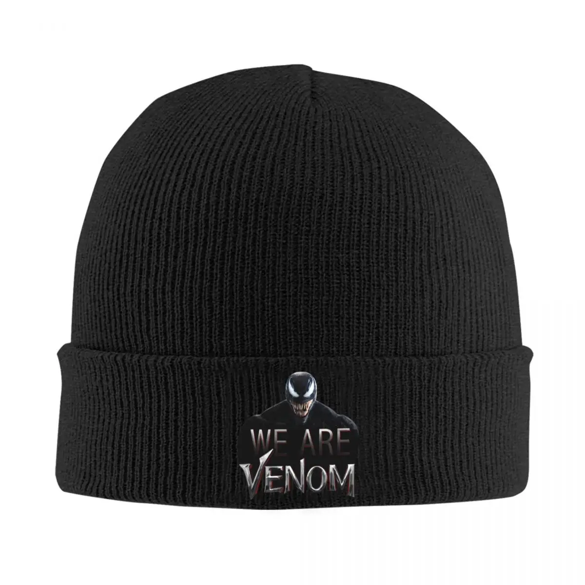 Venom Marvel Beanie Hats Bonnet Hats Adult Unisex Vintage Outdoor Skullies Beanies Autumn Custom Thermal Elastic Caps