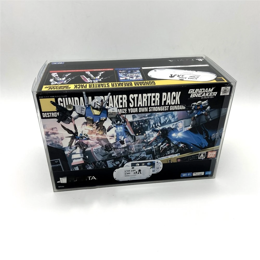 Collection Display Box For Gundam Breaker/PSV2000/PlayStation VITA Game Storage Transparent Boxes TEP Shell Clear Collect Case