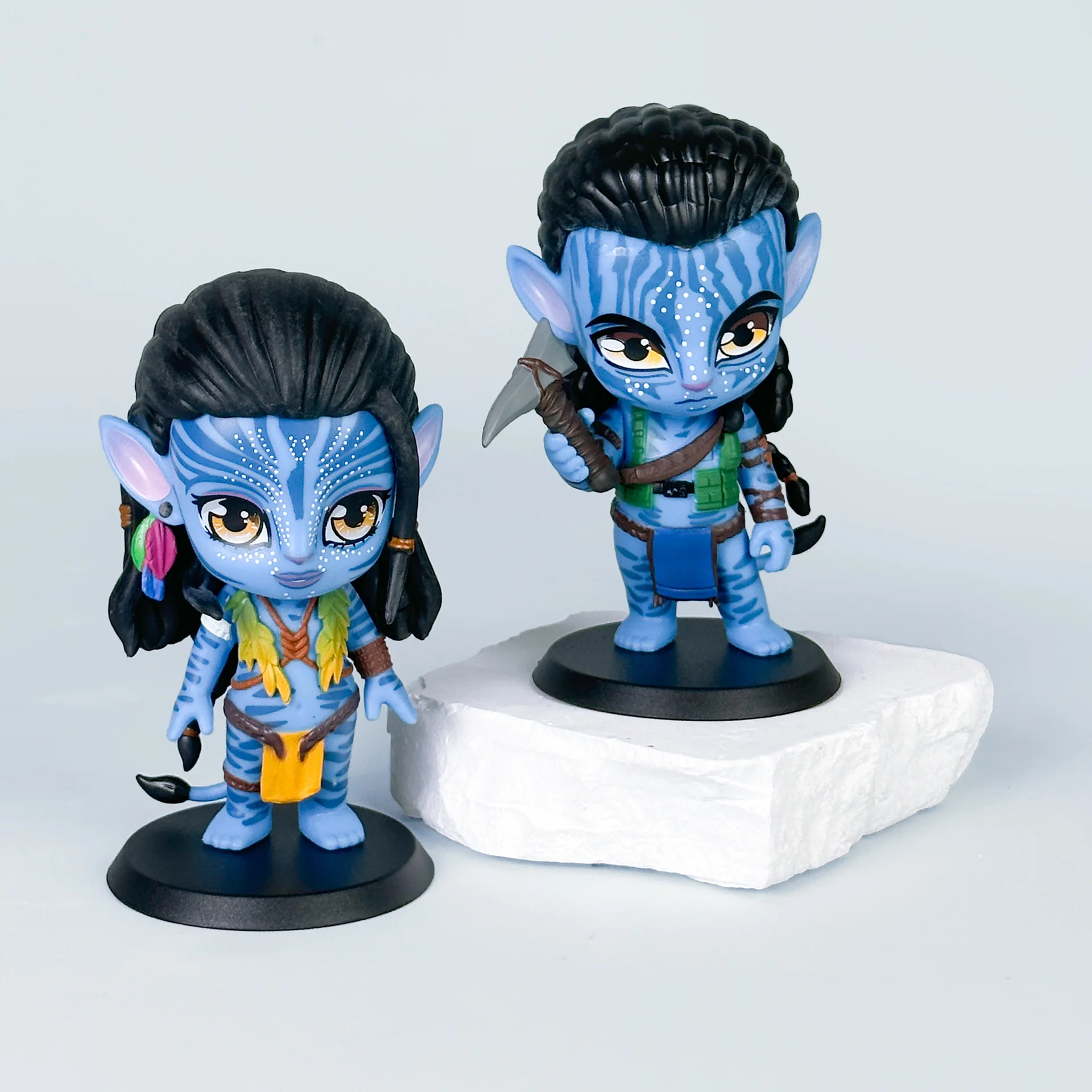 

Disney Collaborative Q-Style Avatar Collectible Figures Water Way Beast Kingdom Cartoon Models Decorations New Arrival 2 Designs