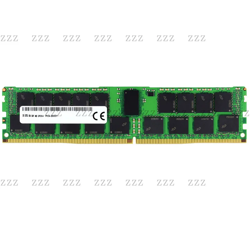 ZZ For Micron 64GB 4DRx4 2933MHz PC4-2933Y DIMM DDR4-23400 ECC REG Server Memory RAM
