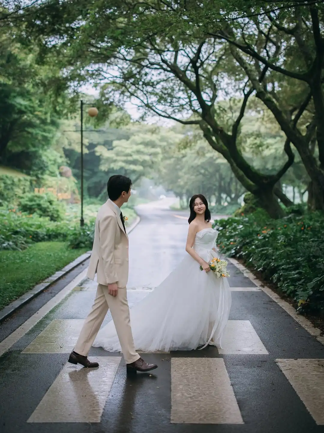 MD 2025 Simple A-line Wedding Dress Strapless 웨딩드레스 Tulle New Korea Photoshoot Bridal Gown Corest Customized Floor-Length