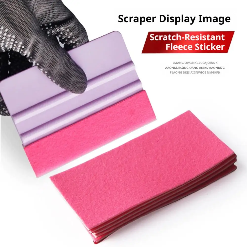 Soft Felt Cloth For Car Vinyl Squeegee Car Wrap Window Tint Tool No Scratch Protect Buffer Patch Self Adhesive Edge