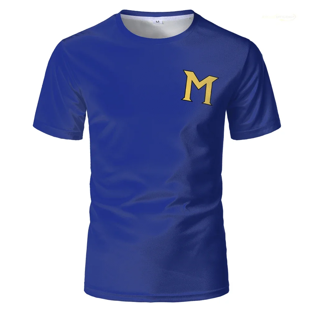 Sports Breathable Jersey LENDERS Summer Men's T-shirt Captain Winglet Cosplay Unisex Kids Short-sleeved Tops Oversized Tees
