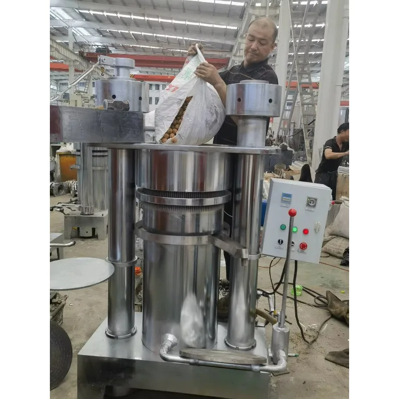 Commercial Coconut Soybean and Olive Cold Press Oil Press Hydraulic Oil Press