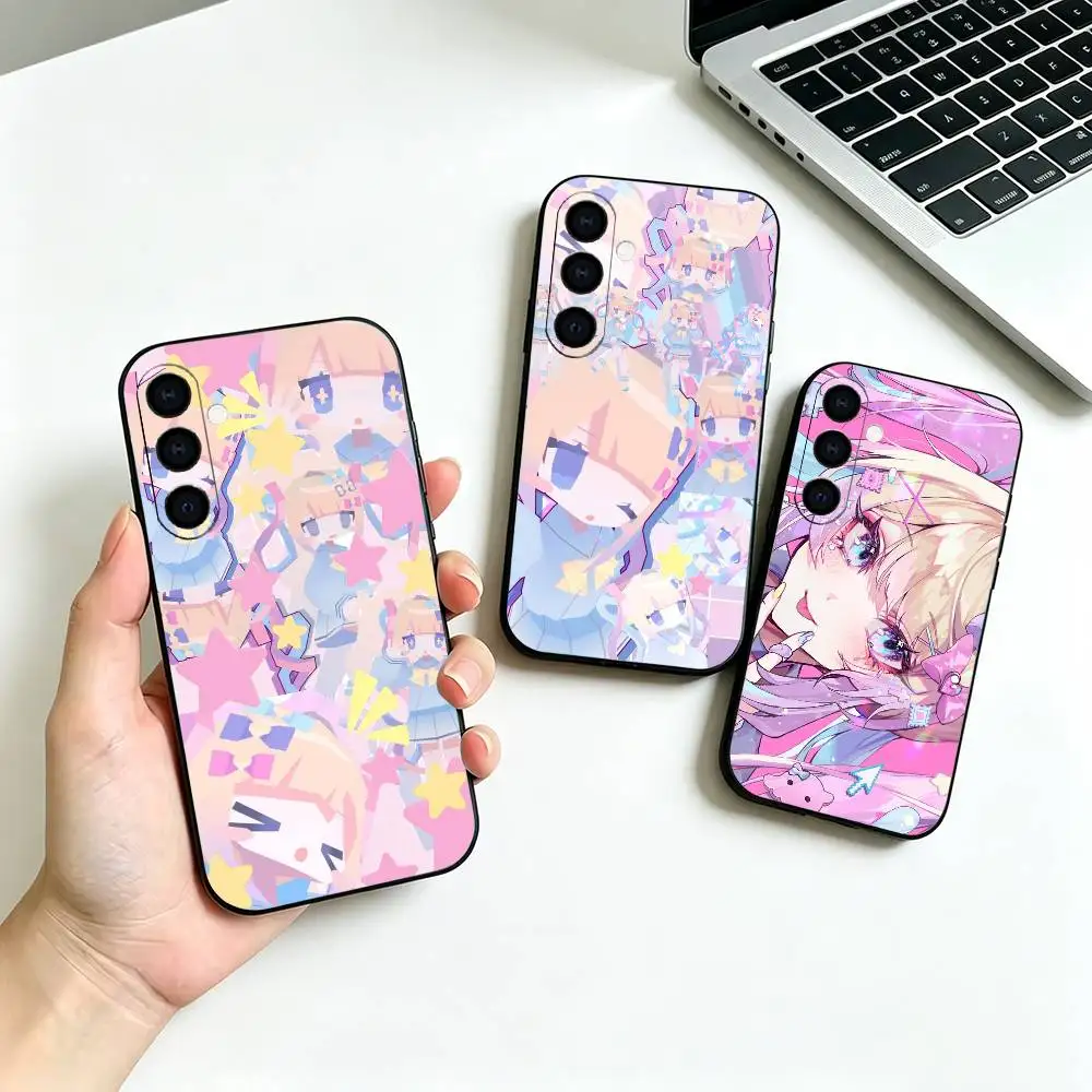 Anime Kangel Phone Case For Samsung Galaxy A73, A72,A70,A53,A52,A51,Soft Silicone Black Cover
