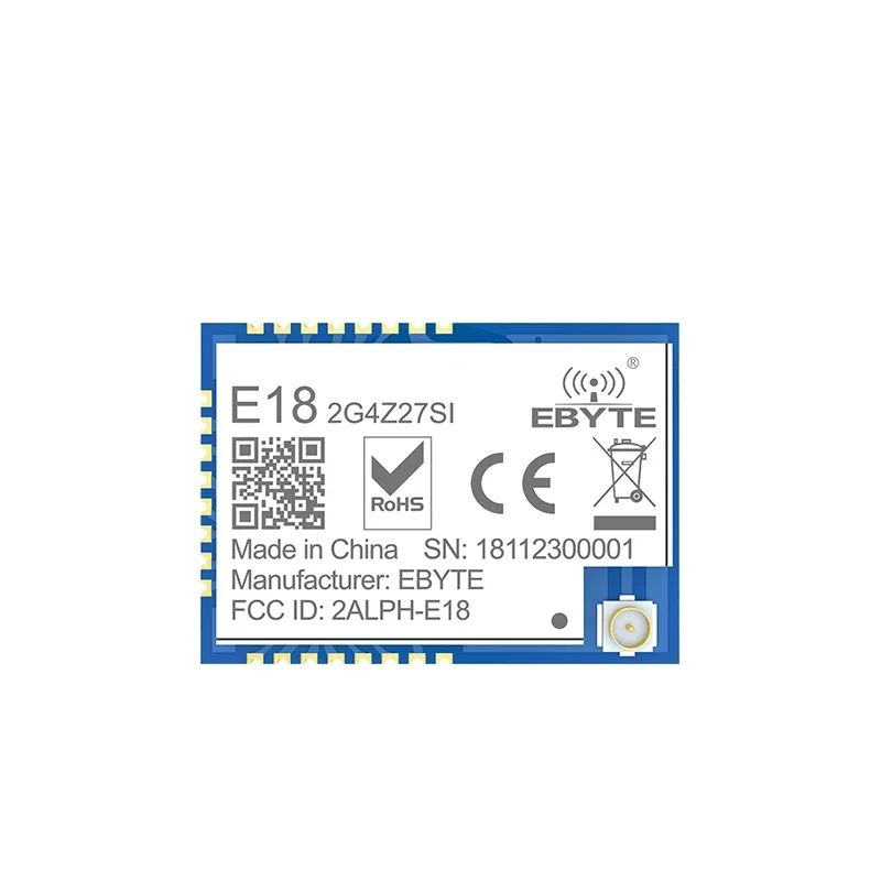 

CC2530 Zigbee беспроводной модуль 27 дБм PA CC2592 SMD IPEX коннектор вход-Выход 500 мВт Передатчик дальнего действия ресивер