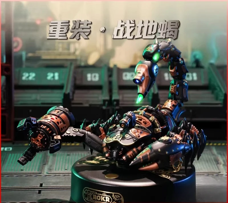 Heavy Armored Battle Scorpion DIY Assembly Building Blocks Toy for Boys and Girls Birthday Gift Mechanical Model Ornament