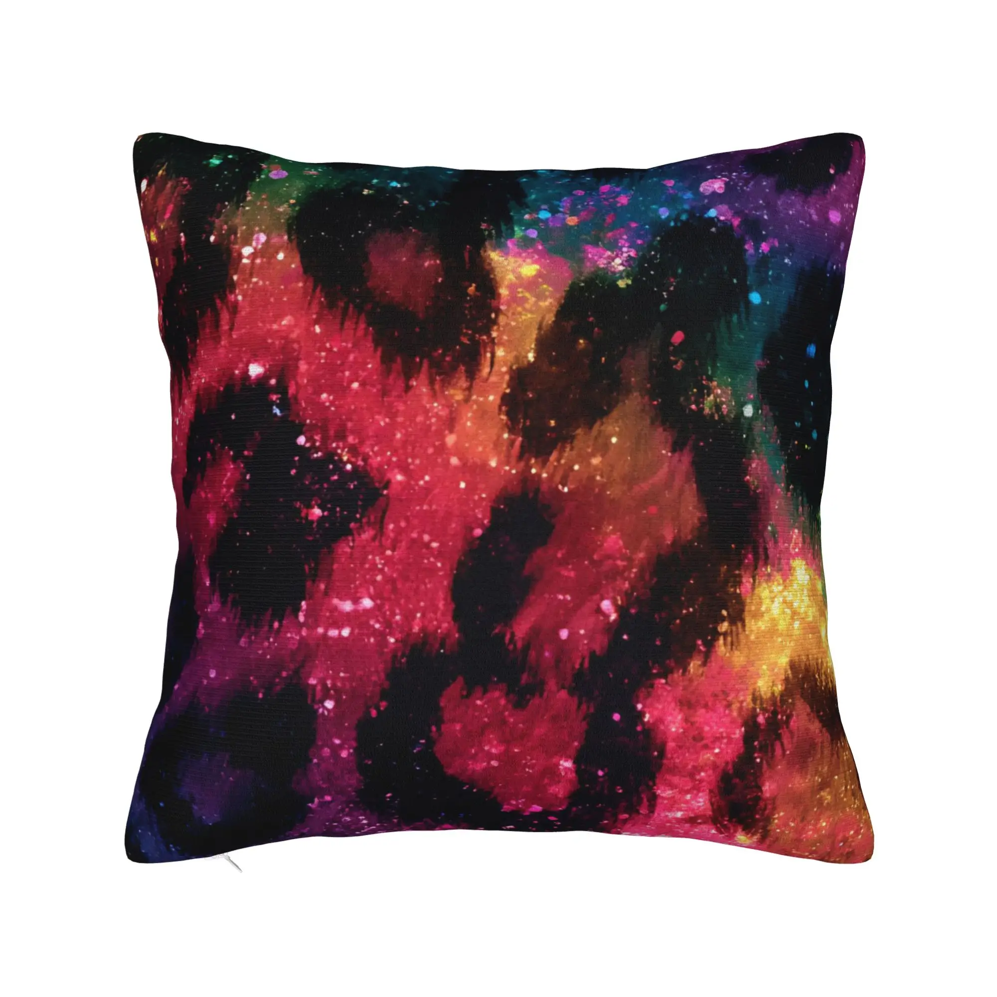 Leopard Rainbow Square Pillow Case Simulated Print Cushion Covers Creative Decorative Throw Pillow Case Cover for Sofa 18