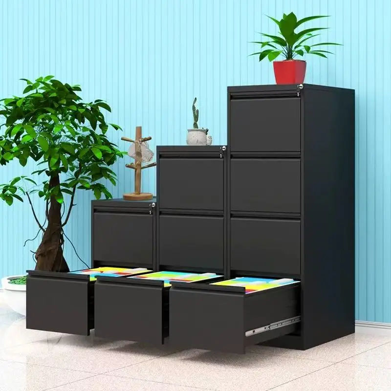 #hu High Quality Stepped Structure Design Vertical White 2 Drawers Rustproof Fireproof Office Steel Storage File Cabinet