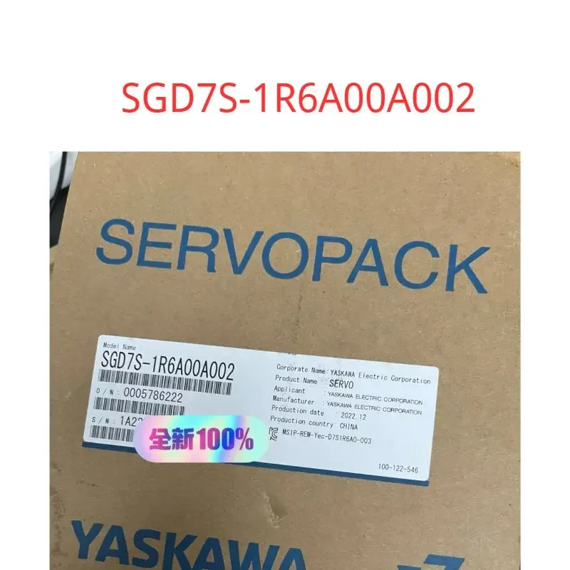 

SGD7S-1R6A00A002 Brand New SGD7S 1R6A00A002