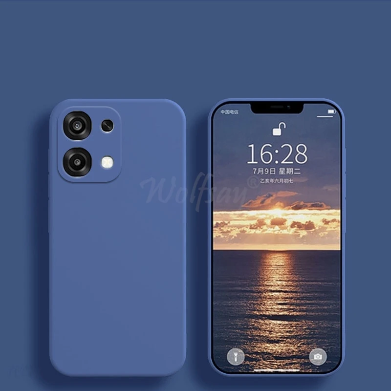 Für OPPO A6 Pro Fall Flüssigkeit Silikon Plain Gummi Funda OPPO A6 Pro Fall Telefon TPU Anti-herbst Schutz Abdeckung OPPO A6 Pro Fall – Detail 12