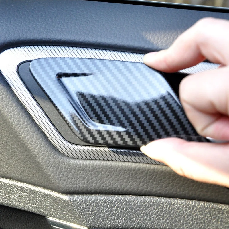 

Car Interior Door Handle Panel Cover Trim For Golf 7 7.5 MK 7 2014-2020 Door Seat Lock Button Panel Carbon Fiber