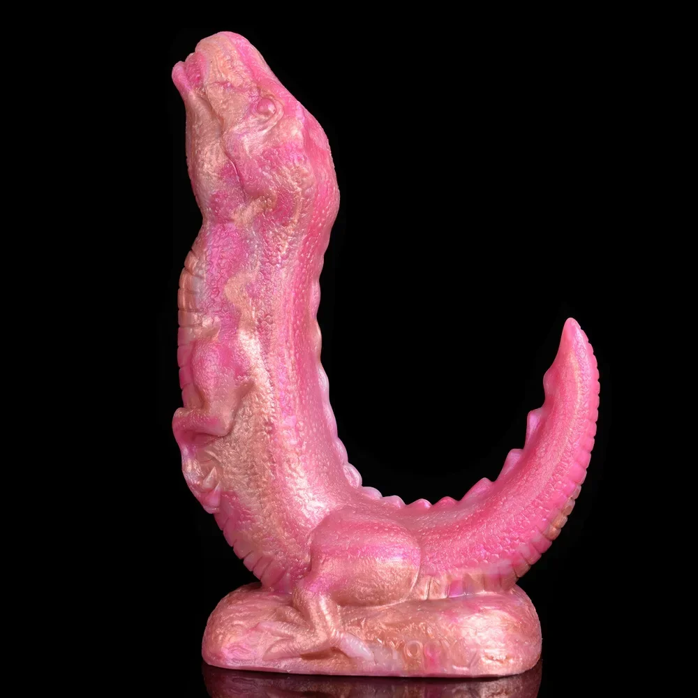 Realistic Dinosaur Dildo Anal Plug Soft Silicone Suction Cup Male Masturbator Penis Adult Sex Toys for Women Man Dick Monster 18