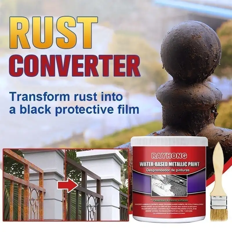 100g Rust Converter Water-Based for Car Anti-Rust Chassis Primer Iron Metal Surface Clean Repair Protect Rust Remover Deruster