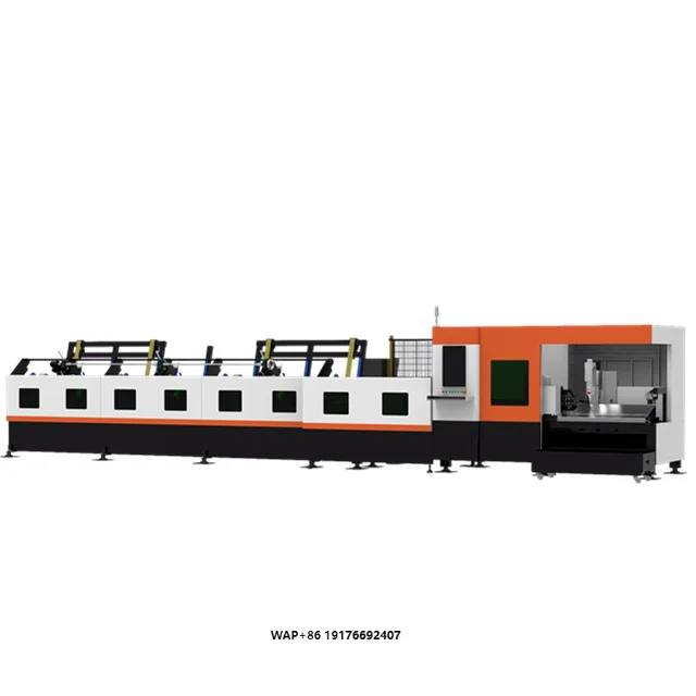 Golden  Movable Head CNC Metal Tube Cutting Machine Tiny Tube  Cutter with Cypcut Control System